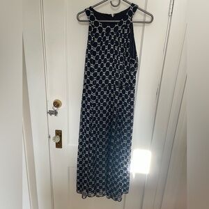 EUC Navy Blue Midi Dress